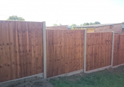 Timber garden fencing installation by Brett Jones Contracting
